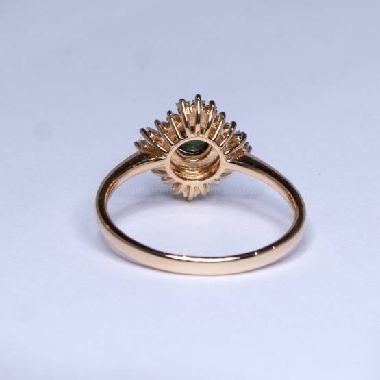 Natural Alexandrite Ring - Art Deco Alexandrite Ring 18K Rose Gold - 1982399-4