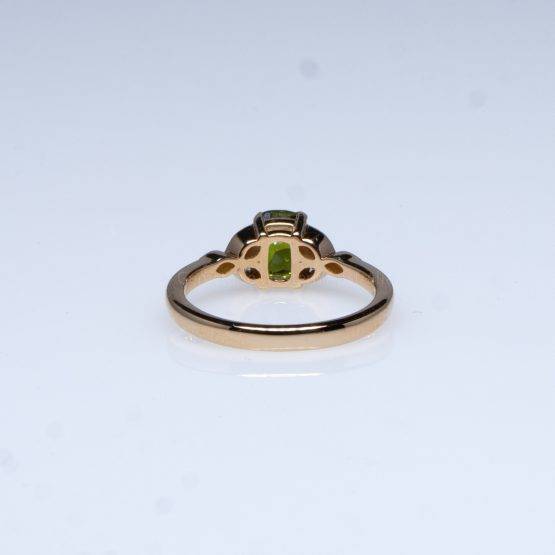 Genuine Natural Alexandrite Ring Alexandrite Diamond Ring 18K Gold - 1982413-3