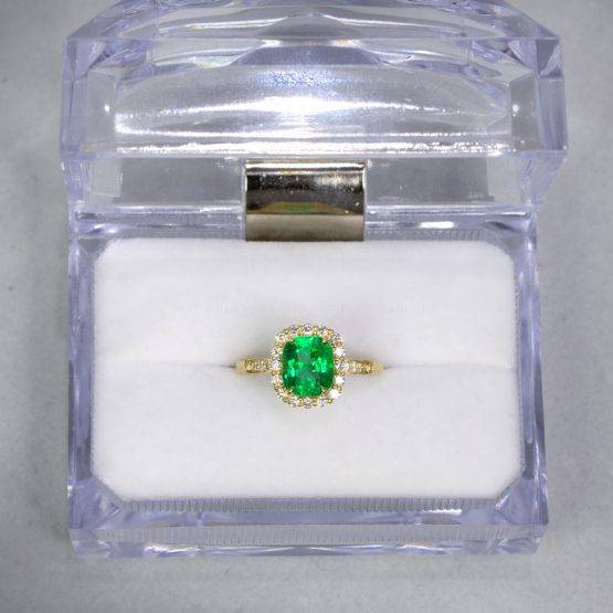 1.9ct Colombian Emerald Statement Ring in 18K Yellow Gold - 1982463-3