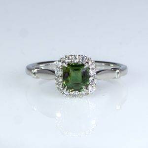 Natural Alexandrite Halo Ring - 1982465-1