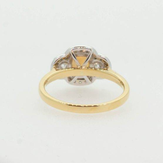 Padparadscha Sapphire and Diamonds Ring 1.60 Carats - 1982528-1