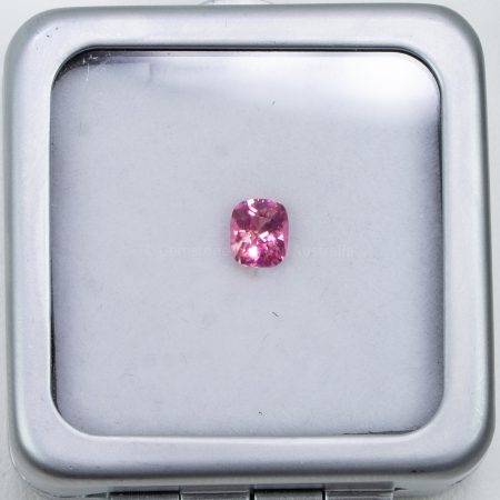0.78 CT UNHEATED NATURAL PADPARADSCHA CUSHION MIX CUT CERTIFIED