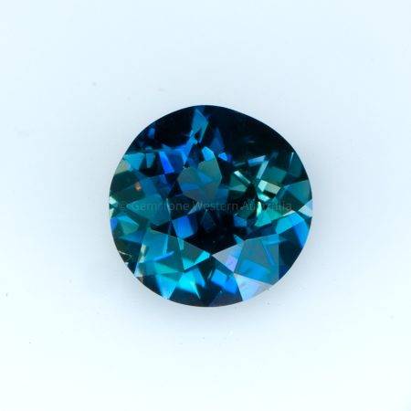 UNHEATED NATURAL TEAL SAPPHIRE CERTIFIED
