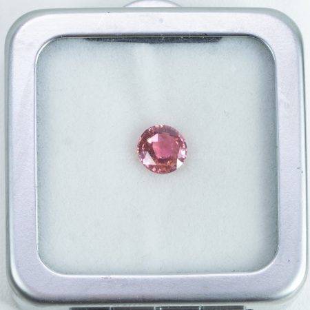 1.34 CT UNHEATED NATURAL PADPARADSCHA ROUND MIX CUT CERTIFIED