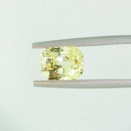 Natural Yellow Sapphire Radiant Shape Unheated