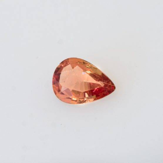 1.16 CT UNHEATED NATURAL SUNSET PADPARADSCHA PEAR MIX CUT CERTIFIED