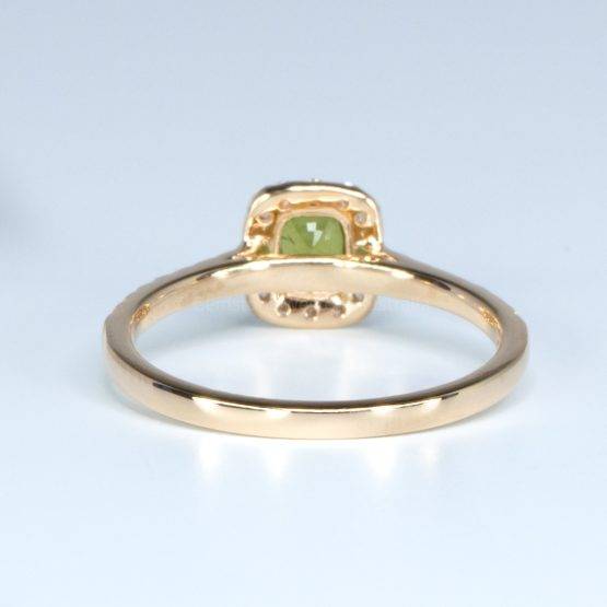 Rare Alexandrite Halo Ring, Natural Alexandrite Diamonds Ring - 1982552-2