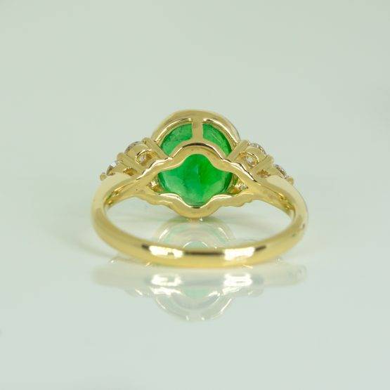 18K Gold Emerald and Diamonds Ring 2.69 carats - 1982591-2