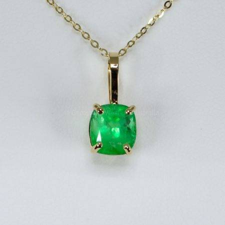 1.95 carats Colombian Emerald Pendant in 18K Gold - 1982610-1