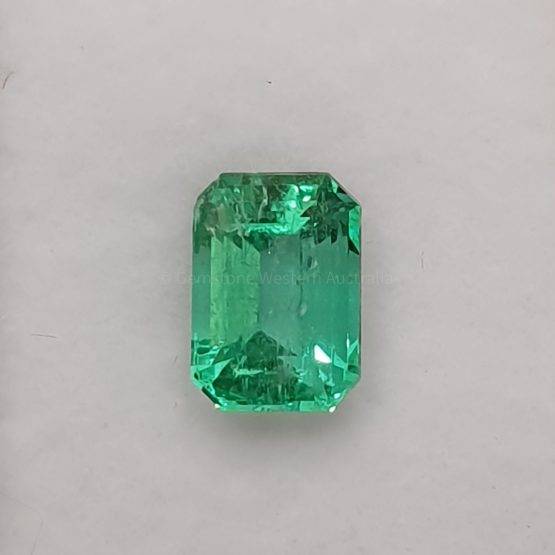 1.51 ct Natural Colombian Emerald Loose Gemstone Emerald Cut