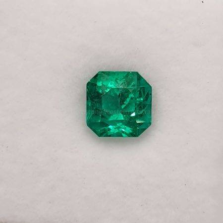 1.14 ct Natural Colombian Emerald Loose Gemstone Emerald Cut