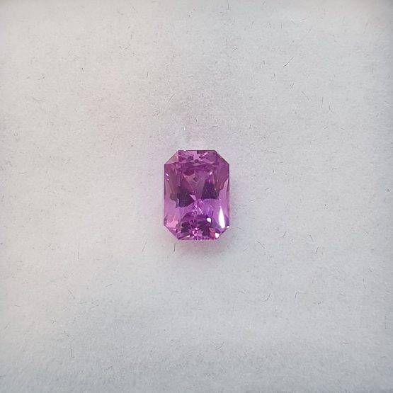 0.86 Ct Natural Pink Sapphire Loose Gemstone Emerald Cut