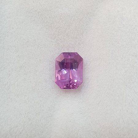 1.08 Ct Natural Pink Sapphire Loose Gemstone Emerald Cut