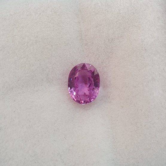 1.04 Ct Natural Vivid Pink Sapphire Loose Gemstone Oval Cut