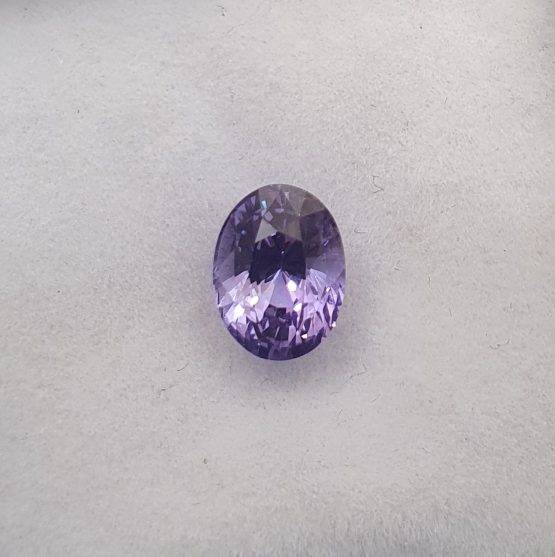 1.47 Ct Natural Violet Sapphire Loose Gemstone Oval Cut