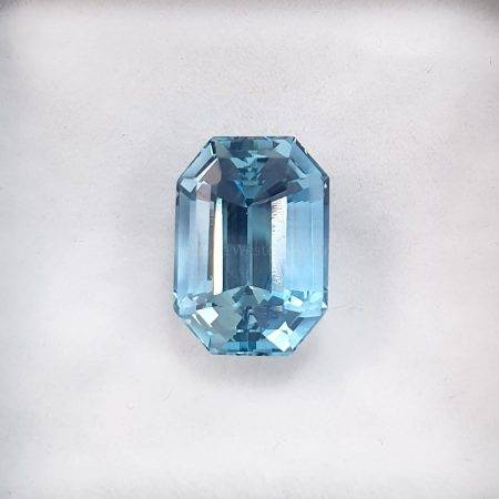 4.84 ct Natural Aquamarine Loose Gemstone Emerald Cut