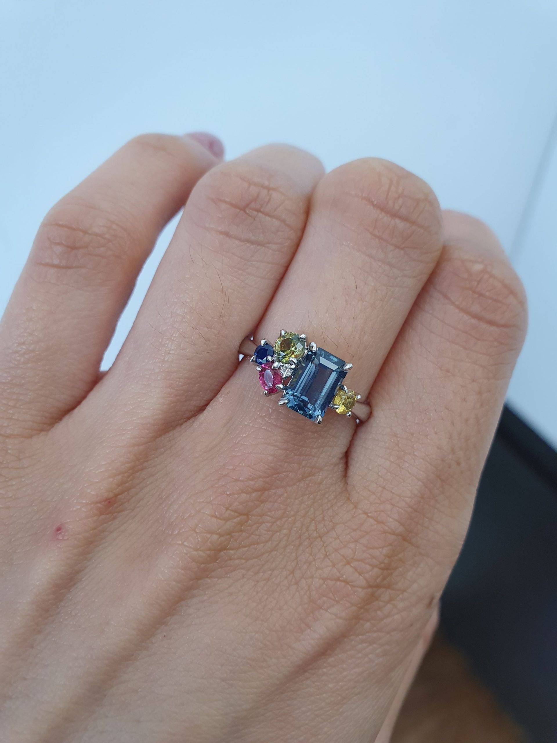 Vintage Coloured Gemstone Rings
