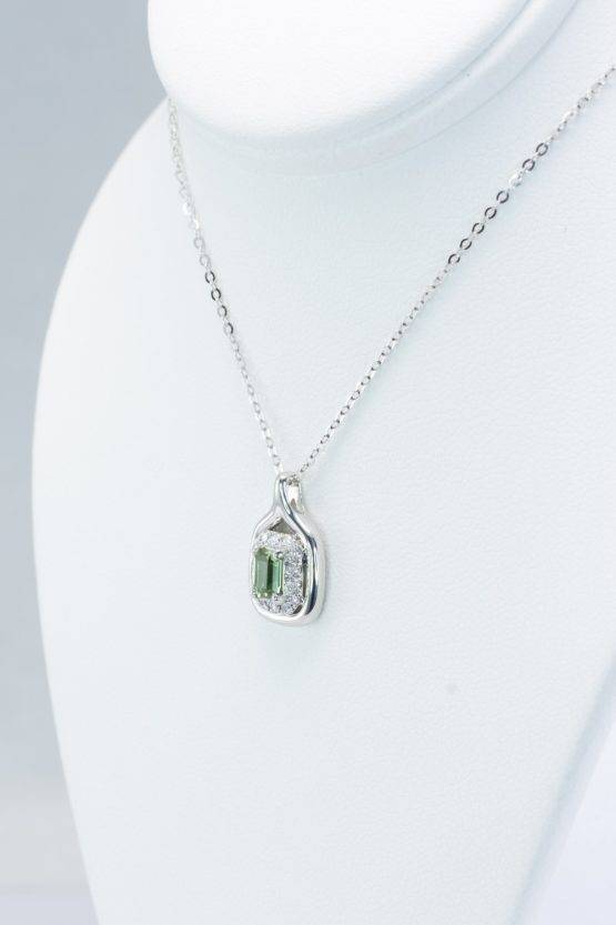 Genuine Alexandrite Pendant in Platinum |Natural Alexandrite & Diamonds Pendant - 1982725-3