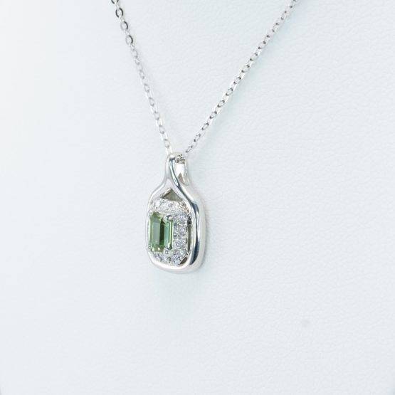 Genuine Alexandrite Pendant in Platinum |Natural Alexandrite & Diamonds Pendant - 1982725-2