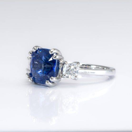 5.14ct Natural Unheated Sapphire Statement Ring - 1982750-2