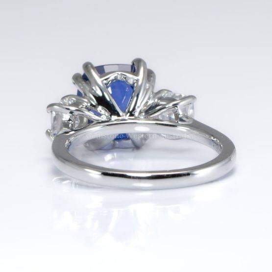 5.14ct Natural Unheated Sapphire Statement Ring - 1982750-3