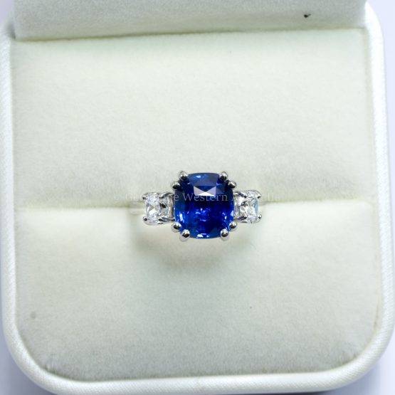 5.14ct Natural Unheated Sapphire Statement Ring - 1982750-5
