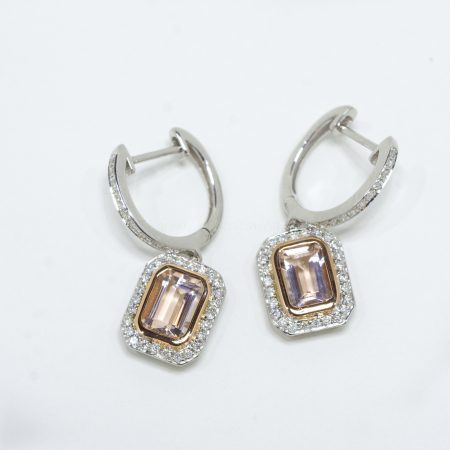 Morganite Earrings