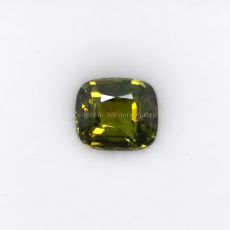 1.77 CT NATURAL UNHEATED GREEN SAPPHIRE - CUSHION CUT