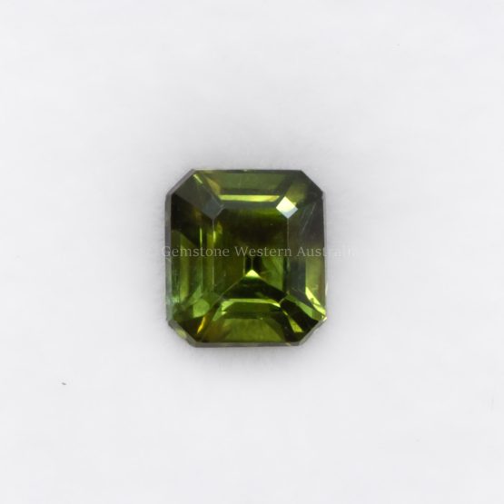 1.45 CT NATURAL UNHEATED GREEN SAPPHIRE - OCTAGONAL CUT