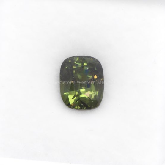 1.20 CT NATURAL UNHEATED GREEN SAPPHIRE - CUSHION CUT