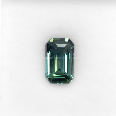 1.55 CT NATURAL UNHEATED TEAL SAPPHIRE - OCTAGONAL CUT