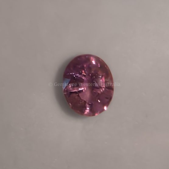 FRONT VIEW OF 1.50 CT NATURAL ALEXANDRITE - OVAL CUT WHITE LIGHT