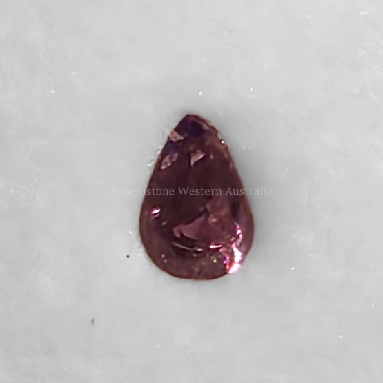 FRONT VIEW OF 1.04 CT NATURAL ALEXANDRITE - PEAR CUT WARM LIGHT