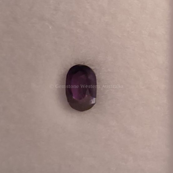 FRONT VIEW OF 0.45CT NATURAL ALEXANDRITE - OVAL CUT