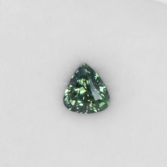 FRONT VIEW OF 0.47 CT NATURAL ALEXANDRITE - PEAR CUT