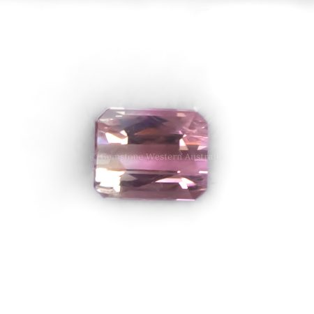 FRONT VIEW OF 1.43 CT NATURAL BICOLOUR TOURMALINE - OCTAGONAL CUT