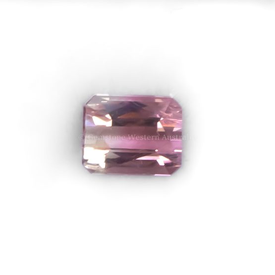 FRONT VIEW OF 1.43 CT NATURAL BICOLOUR TOURMALINE - OCTAGONAL CUT