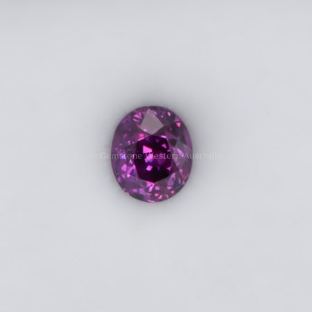 FRONT VIEW OF 1.02 CT NATURAL UNHEATED PINK SAPPHIRE - OVAL CUT
