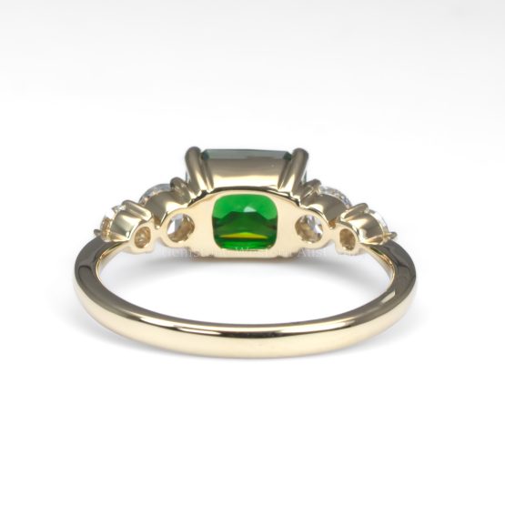 back view of Tsavorite Garnet Ring - 1982861